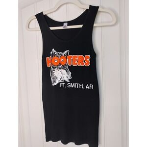 Hooters Tank Top XL Ribbed Fort Smith Classic Girl USA Vintage